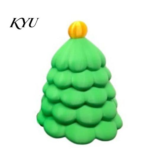 Small Jewelry Organizer Christmas Tree Shaped Mini Storage Box, 3D Printed Green Cute Festive Room Decor Desktop Ornament, Decorative Trinket Box for