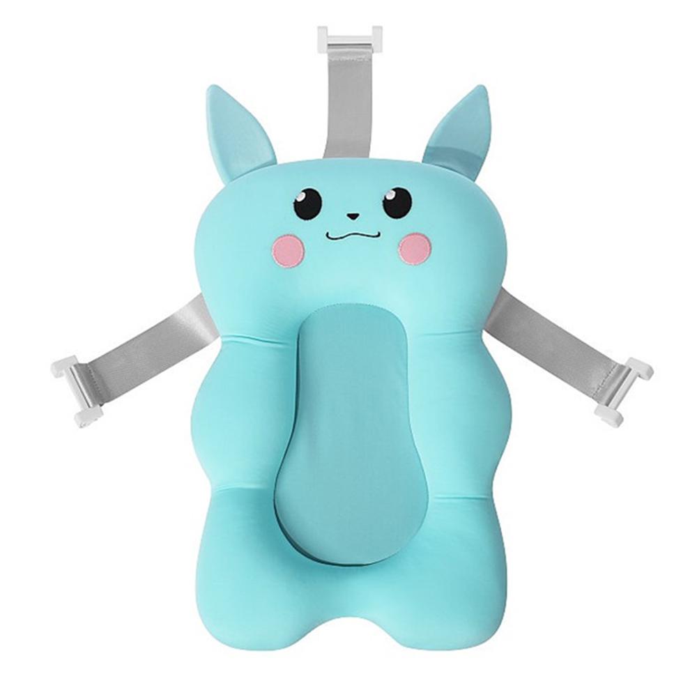 Подушка для ванны для детского душа, нескользящий коврик для сиденья для ванны, поддерживающий коврик для безопасности новорожденных, подушка для поддержки ванны, складная мягкая подушка