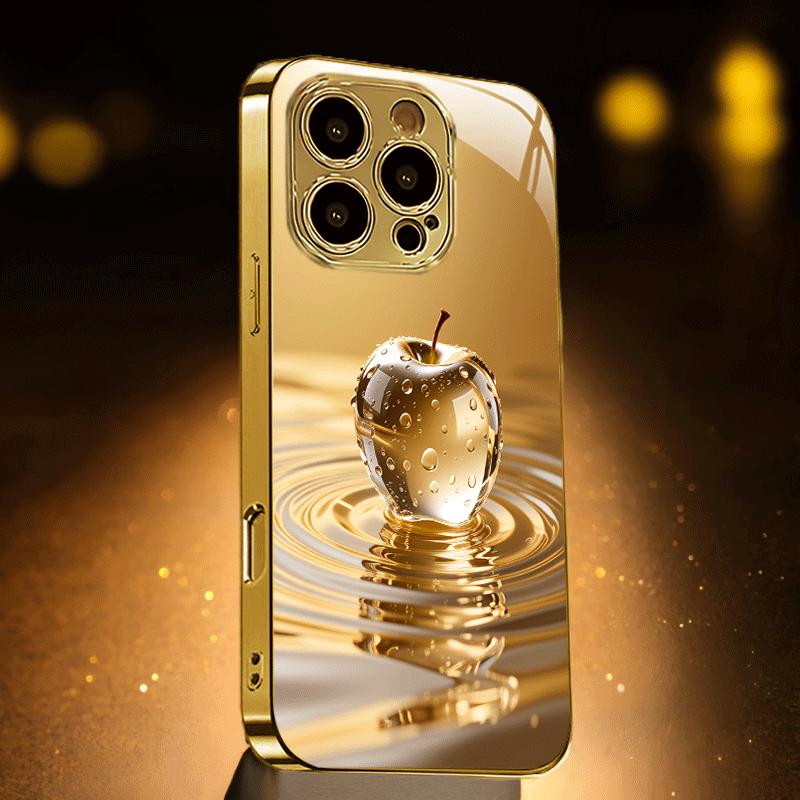 Bright and Realistic Pattern Glass Phone Case Suitable for iPhone 17 16 15 14 13 12 11 Pro/Max/Plus Anti Drop and Shockproof