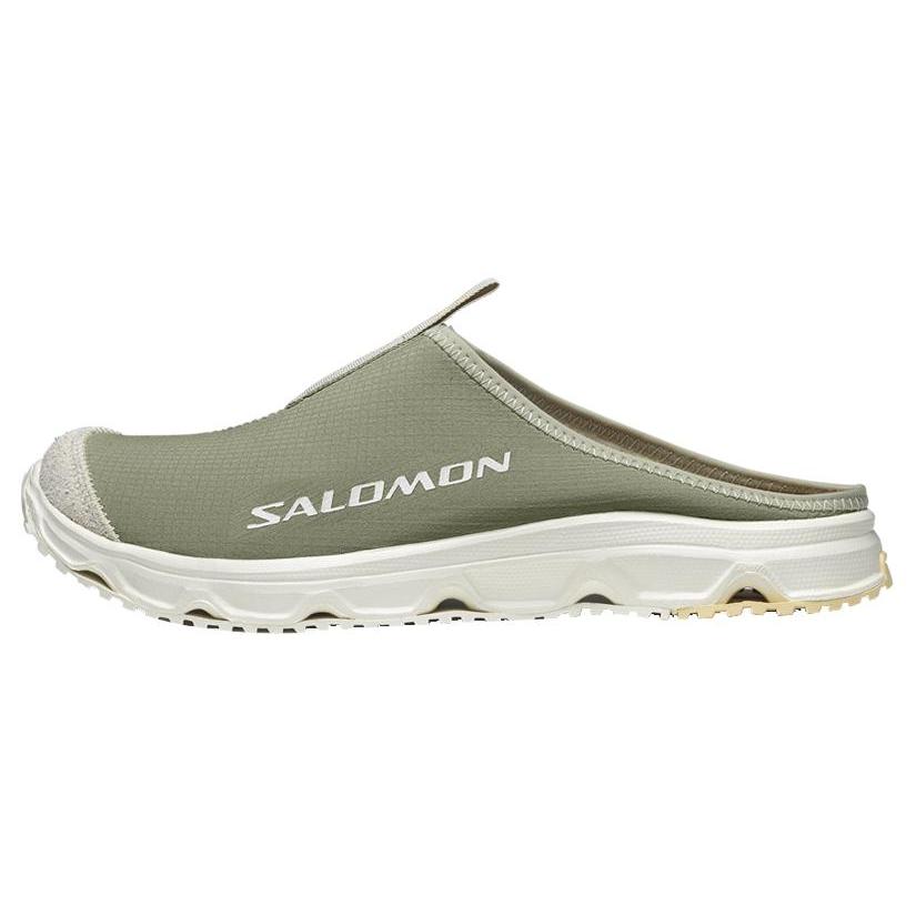 

New SALOMON RX Slide 3.0 Abrasion Resistant Slip Resistant Wrap toe Slippers Unisex Green 474316 42