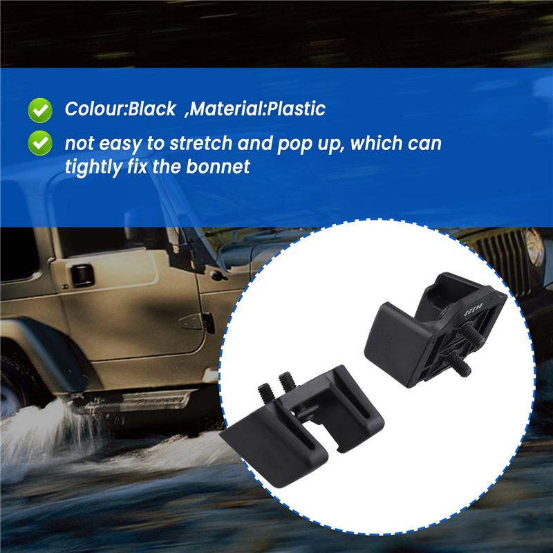 Hood Latch Hood Lock Catch Hood Latches Catch For Jeep Wrangler TJ 1997-2006 55395652AC