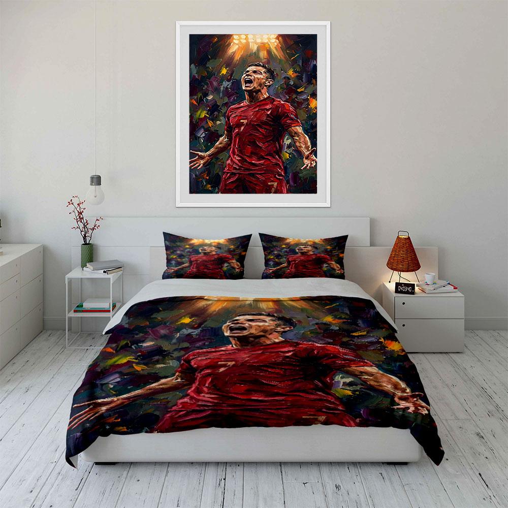Fiery victory celebration Bedding sets Duvet cover sets Duvet covers Pillowcases(1*Duvet Cover 2*Pillowcases without duvet insert)