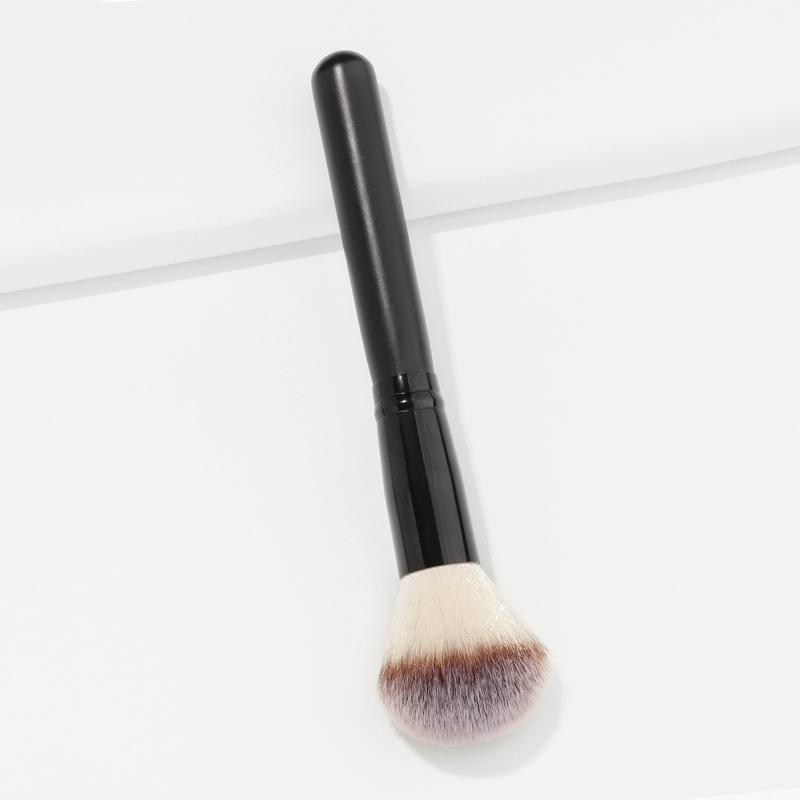 1ks profesionální dřevěný štětec na make-up štětec na tvářenku štětec na jeden pudr na kosmetiku Přizpůsobit logo