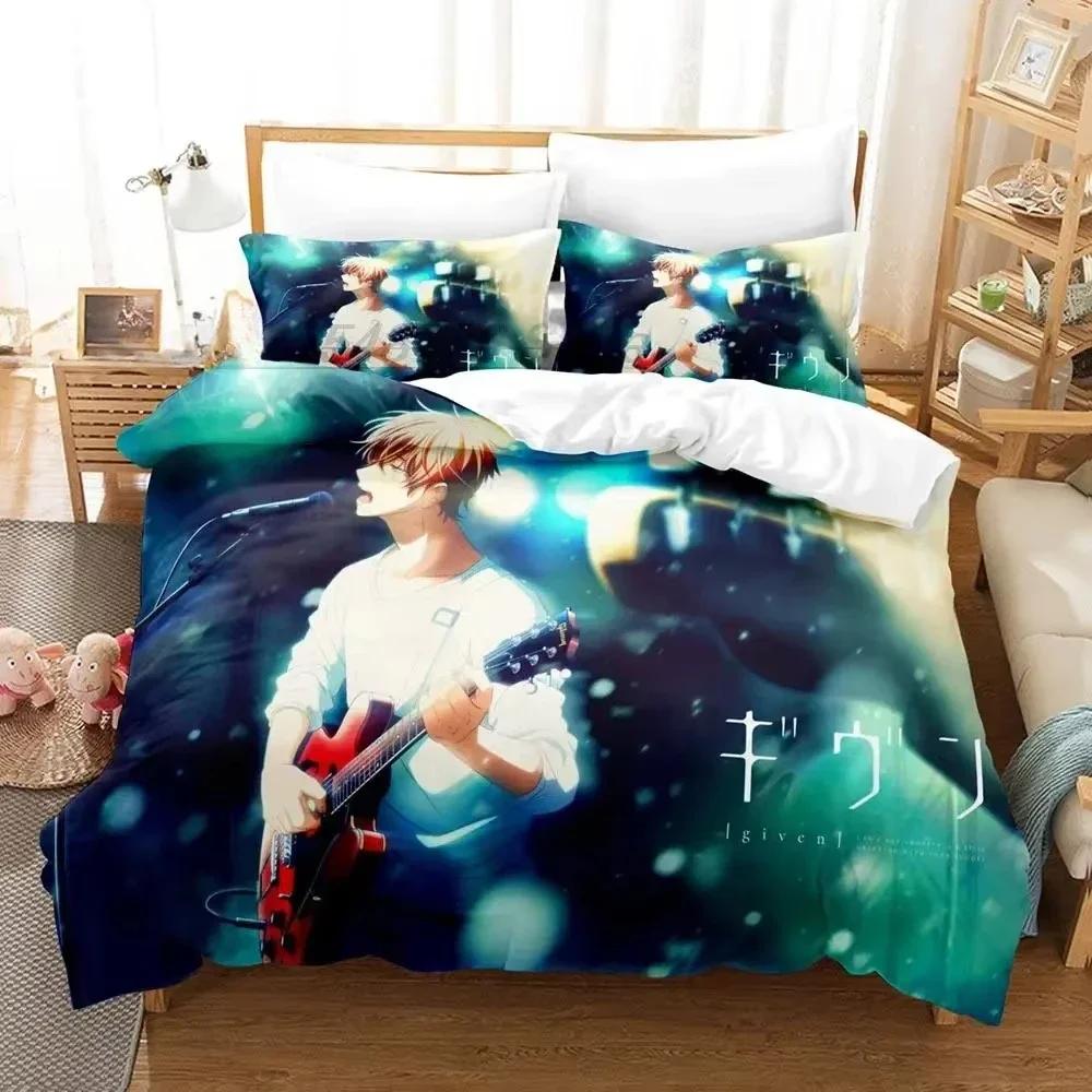

Given Beding Set Printed Bed Linen Set With Pilowcase Bed Soft Duvet Cover Soft Single Double Quen Super King-Sized Dimensionsd Dimensions funda 120*200cm Single