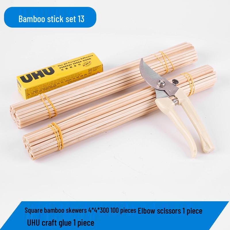 Bamboo and Wooden Craft Sticks: DIY Model Strips and Slices
