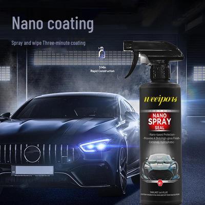 "Revestimento Nano Cristal para Carro de Ação Rápida": Cera para Pintura e Repelente de Chuva”