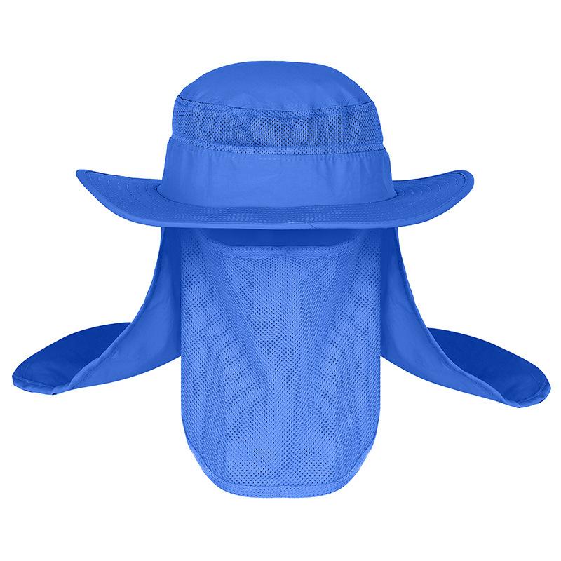 Fishing Flap Caps Men Sun Protection Summer Quick-drying Bucket Hat Outdoor Face Wide Brim Women Bucket Hat For Fishing Climbing