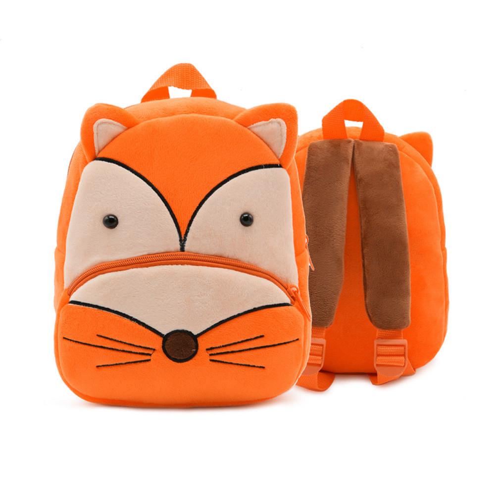 Baby Girls Boys Kids Cartoon Animal Plush Backpacks Toddler School Bag