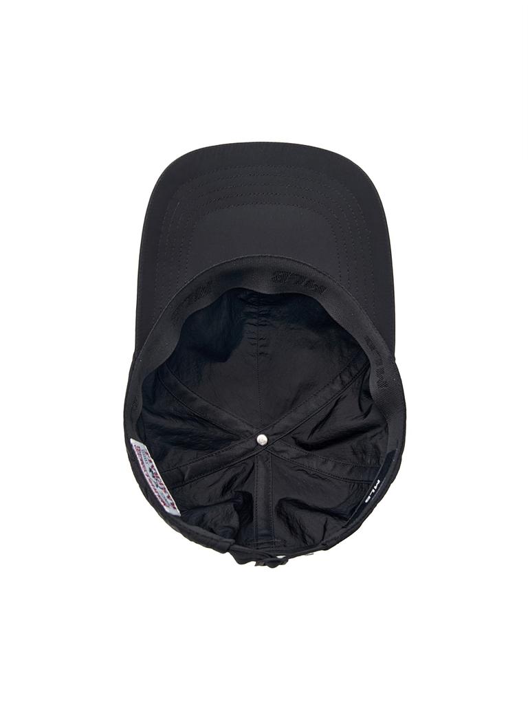 Emelbi Gorpcore Lightweight Nylon Unstructured Ball Cap Ny (Black)