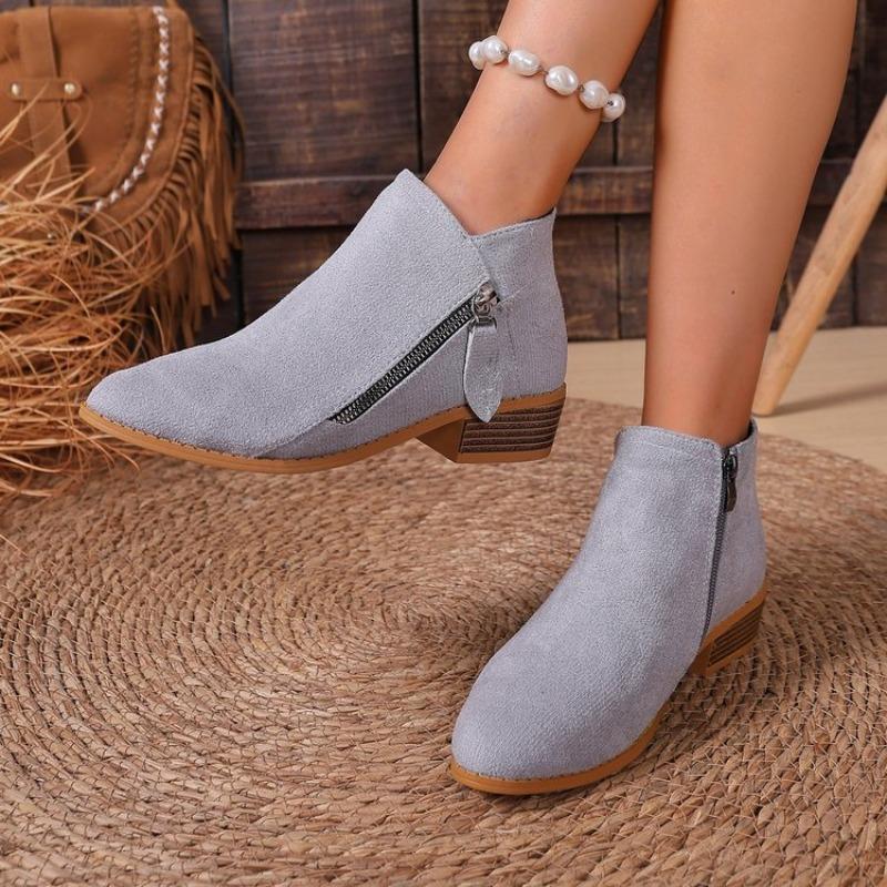 Women Ankle Boots 2026 New Square Heel Platform Boots Women Sexy High Heels Shoes Winter Casual Fashion Boots