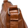 Dameveske i mykt skinn Mammaveske Flere rom Flere glidelåser Stor kapasitet Skulderveske Crossbody-veske