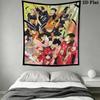 Haikyu!! anime Wall Tapestry Aesthetic Wall Hanging Printed Fabric Blanket Decorative Tapestries for Bedroom Living Room Home Decor
