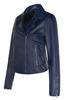 New Women's Jacket Navy Blue Handmade Leather Lambskin Stylish Casual Wear Biker