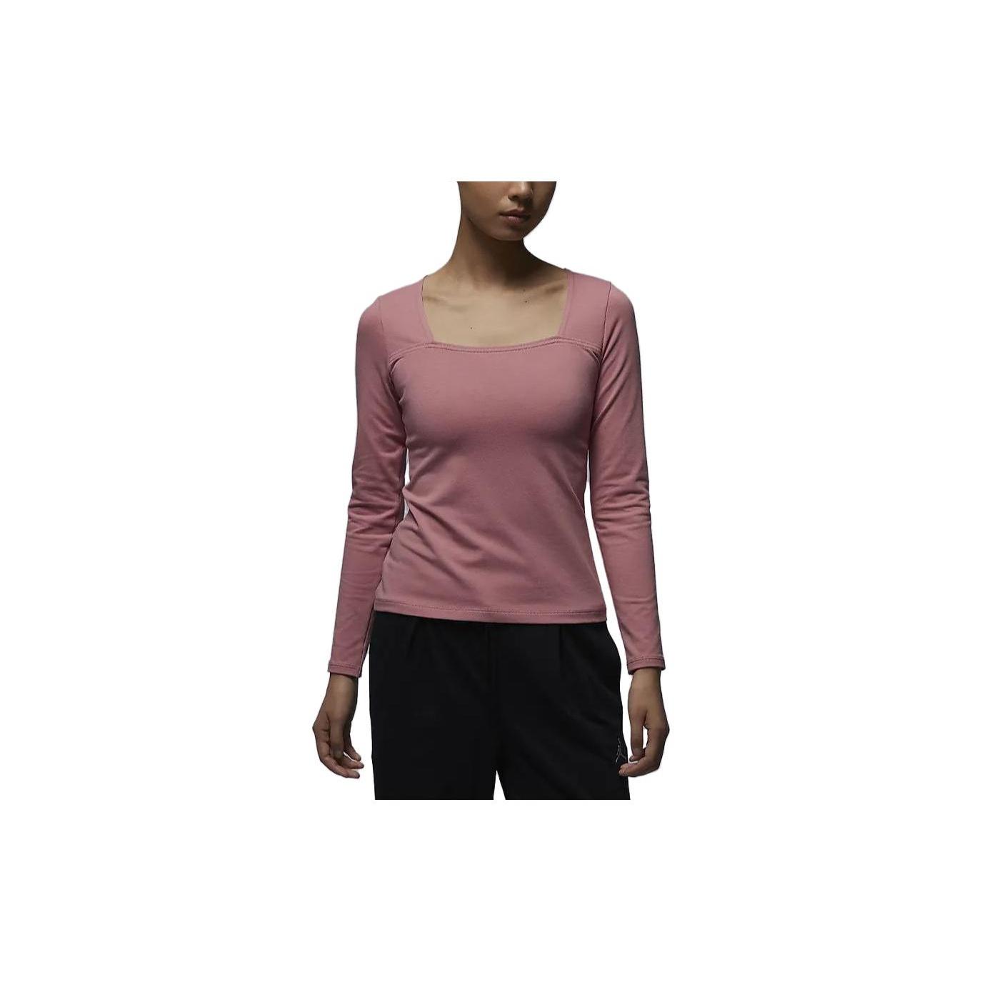 (WMNS) Air Jordan Long Sleeve Top  Pink  Women s FB5201-618 L