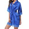 Women's Lady Sexy Lace Sleepwear Satin Nightwear Lingerie Pajamas Suit