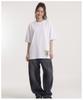 DOUBLE JD Zipper Bear Short Sleeve Tee (White)