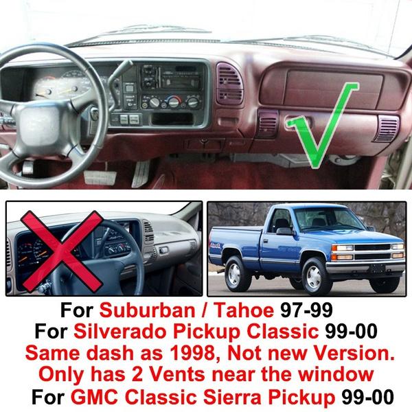 Dash Mat Dashmat Dashboard Cover Sun Shade Dash Board Cover Carpet For Silverado C1500 C2500 C3500 1997 1998