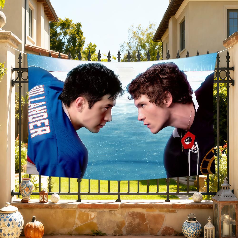 Retro Tv Pop Culture Wall Tapestry Polyester Vintage Art Decor Bedroom Garage Enhance Spatial Aesthetics Without Flagpole