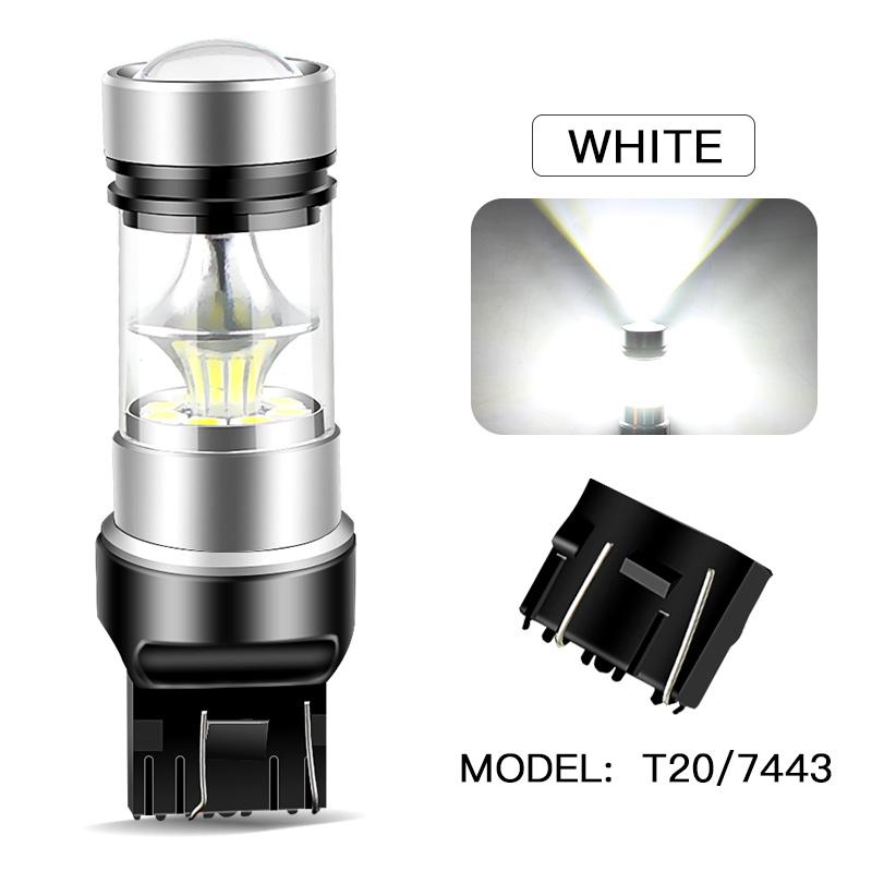 2PCS LED Bulb 1156 BA15S P21W 1157 BAY15D P21/5W BAZ15D P21/4W 3157 P27/7W T25 7443 W21/5W T20 Brake Reverse Turn Signal Lights