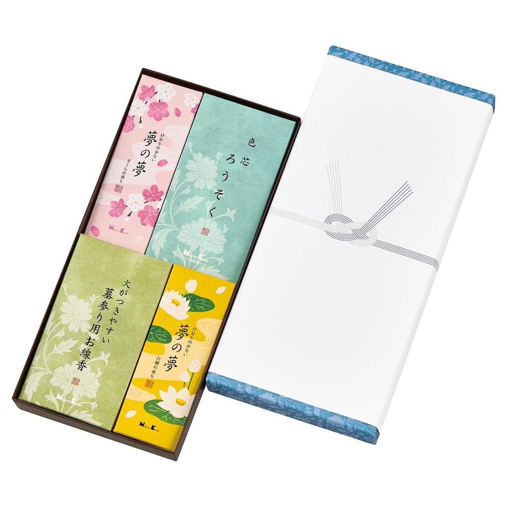 Nippon Kodo Incense Set 1000, Packaged, 1 Piece