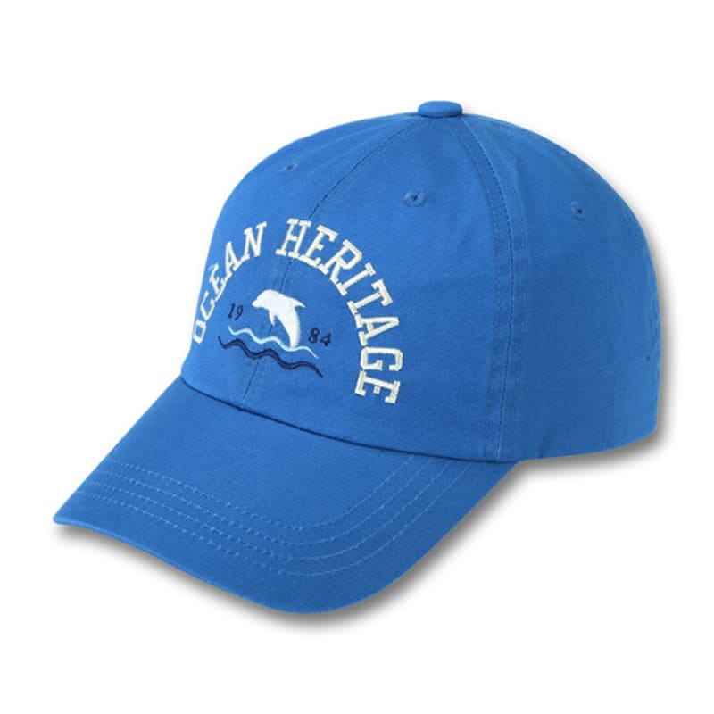 DOLPHIN WAVE APPAREL Ocean Heritage Dolphin Ball Cap_123825BL