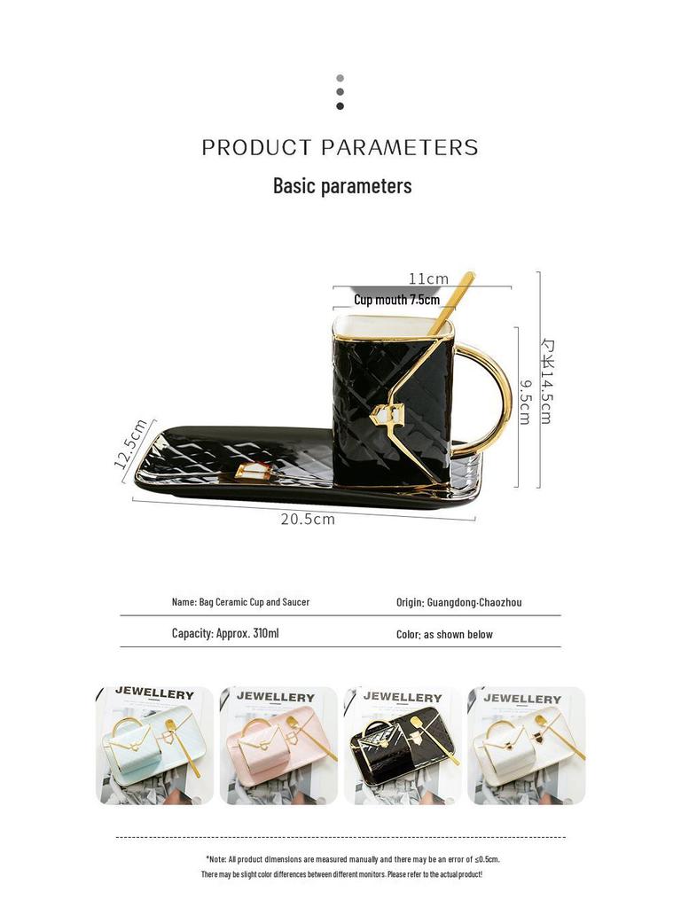 Exquisite European Ceramic Cups & Saucers: Luxury Afternoon Tea Set