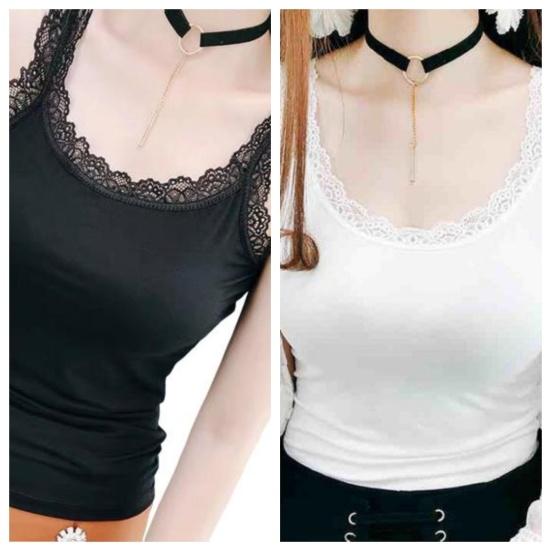 

Женский летний тонкий жилет с v-образным вырезом без рукавов, облегающие топы на бретелях, сплошной цвет, камзол с кружевной отделкой, уличная одежда 2XL