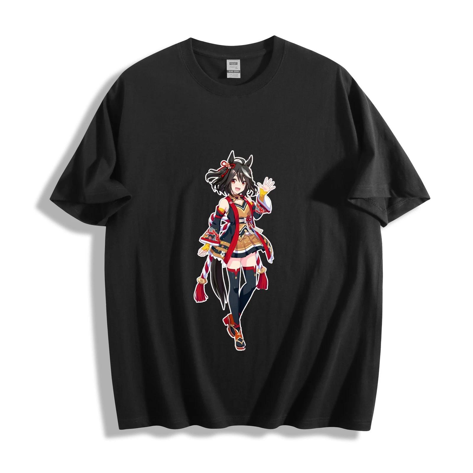Uma Musume Kitasan Black T-Shirt - Style Character Design Unisex Tee XXXL