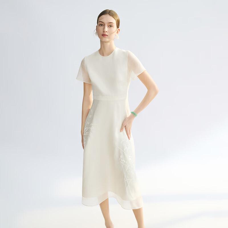 

Langzi Lantingxu Silk Jacquard Long Dress XL