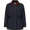 Jiu Zi Anna Kou Barn Style Lapel Waist Trench Coat