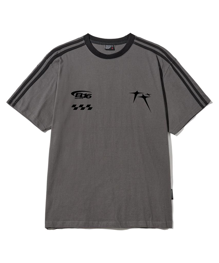 ELIMENO El No.16 Track Line Short Sleeve T-Shirt 5 Colors (Type A)