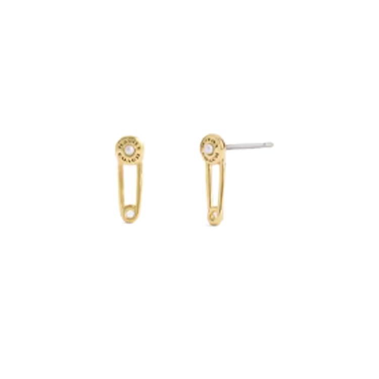 Coach Butterfly Clasp Design Metal Earrings Women earrings Gold CV282-GLD Basic Packaging-Box Not Included,F,Gold