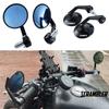 For Ducati Scrambler 400 800 1100 2014-2019 1 Pair 7/8'' 22mm Motorcycle Bar End Mirrors Retro Handlebar Tip Rearview CNC