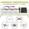 Sea Jump 5-Piece 3.7V 800mAh Lithium-Ion Remote Control Drone and 5-in-1 Charger with JST Plug Compatible with SYMA X56W, MJX X400W, X300C, X800,