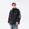 Winter Trend Striped Stand-up Collar Loose Cotton-padded Clothes Couple Style Warm Versatile Cotton-padded Jacket Men