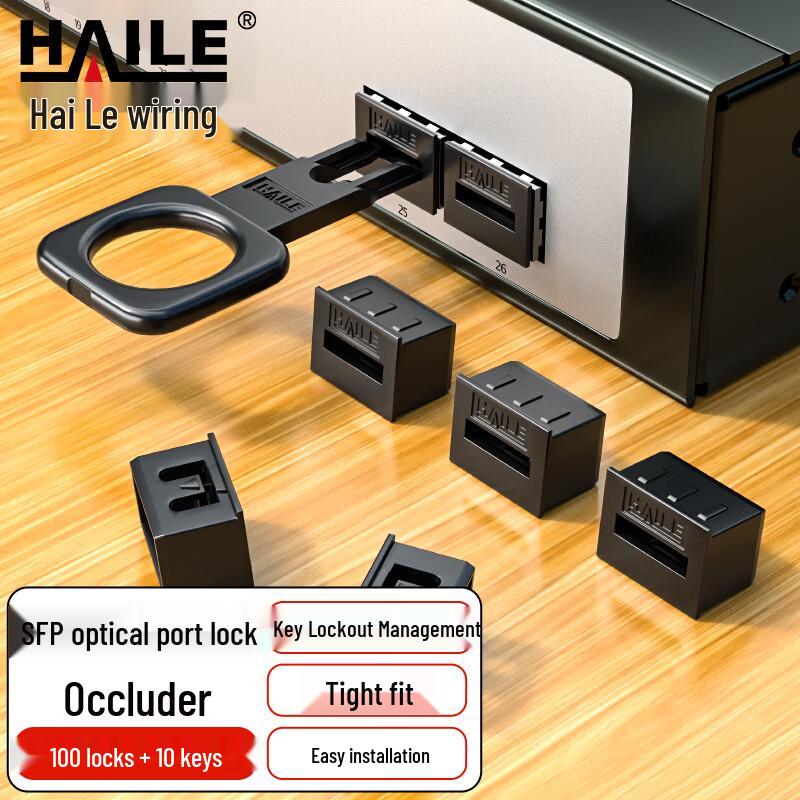 HAILE Removable SFP Port Lock Blocker