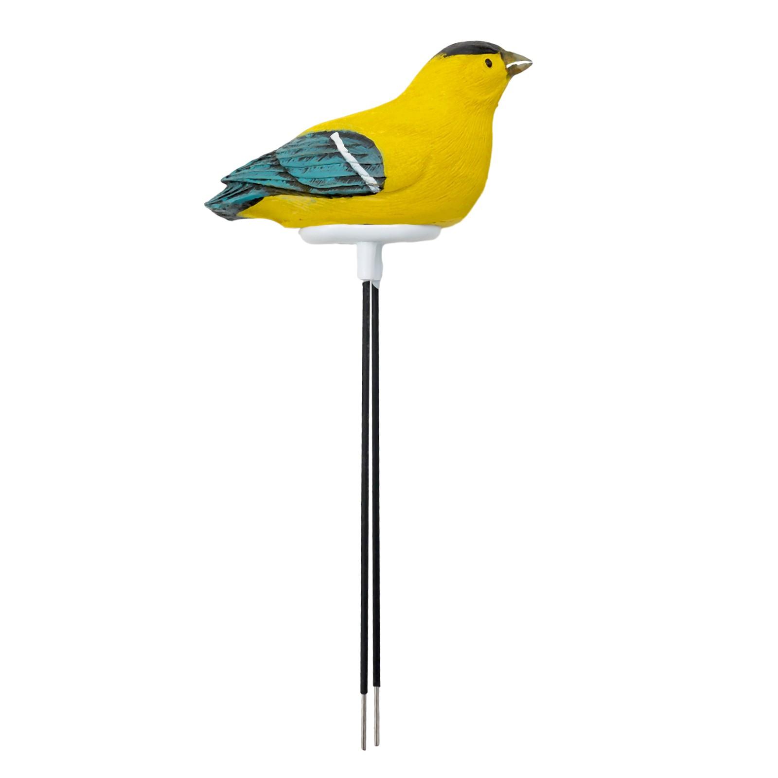 

Садовая птица форма датчик влажности почвы гигрометр тестер сигнализация полива растений жёлтый