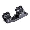 HWZ 1-inch 25.4mm 30mm Scope Mount Solid Black Cantilever Flat Top Dual Ring Adjustable