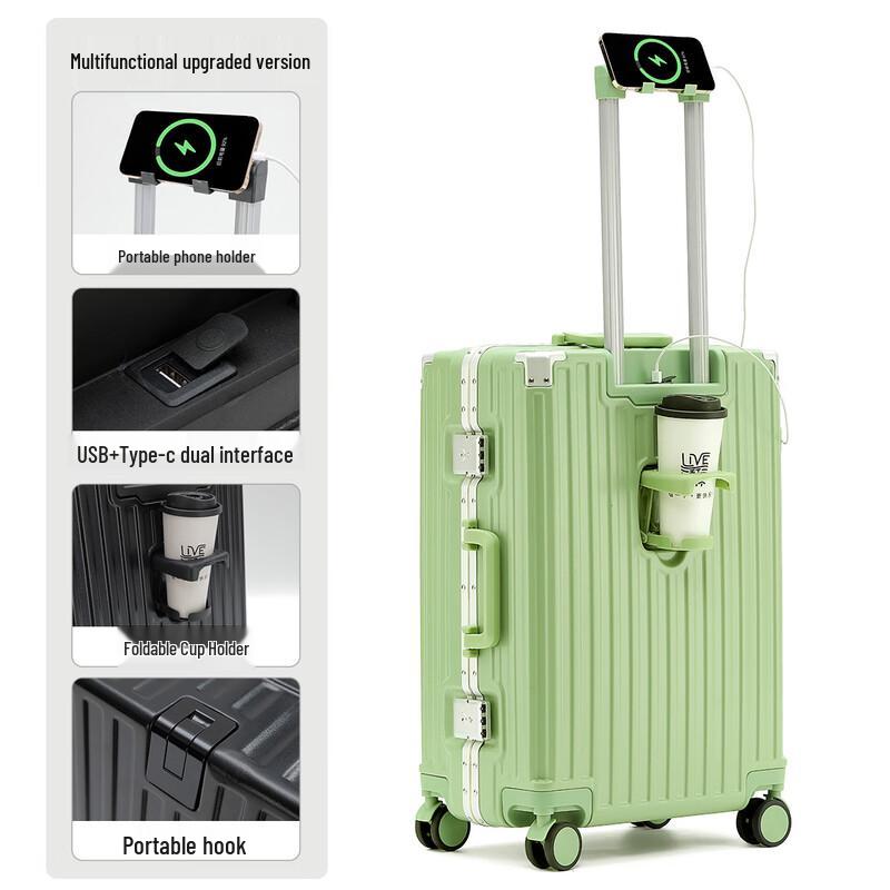 JOURHEY SHI Aluminum Frame Hardshell Luggage