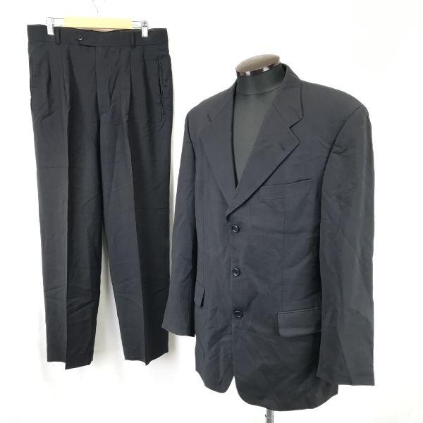 Germany HUGO BOSS Set Up Fall Winter Suit 50 Men XL Black Jacket Pants(USED)
