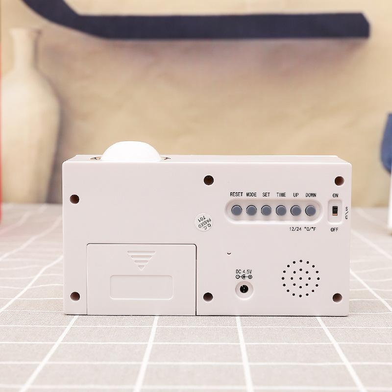 Simple Electronic Projection Clock Electronic Clock Student Bedside Clock Voice Controlled Backlight Alarm Clock Sleepy