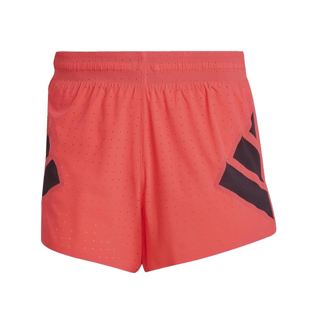 Adidas RTR Split Running Shorts, Men's KUK38, Semi-Silent Red (JD7328), Size M (3 inches)