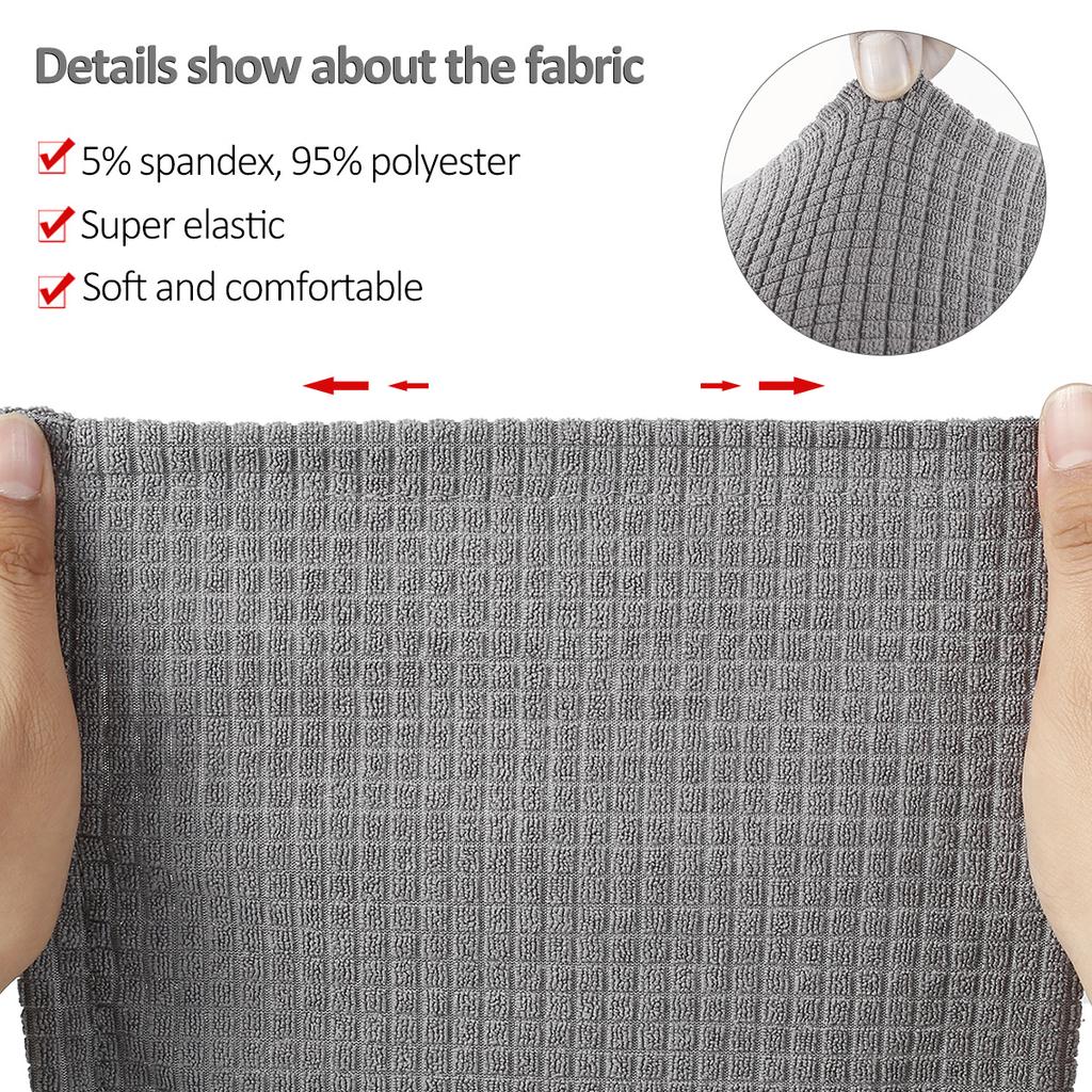 Stretch Armrest Covers Set Chair Sofa Arm Protectors Armchair Covers Solid Couch Cover Removable Elastic Armchair Sofa Arm Cover