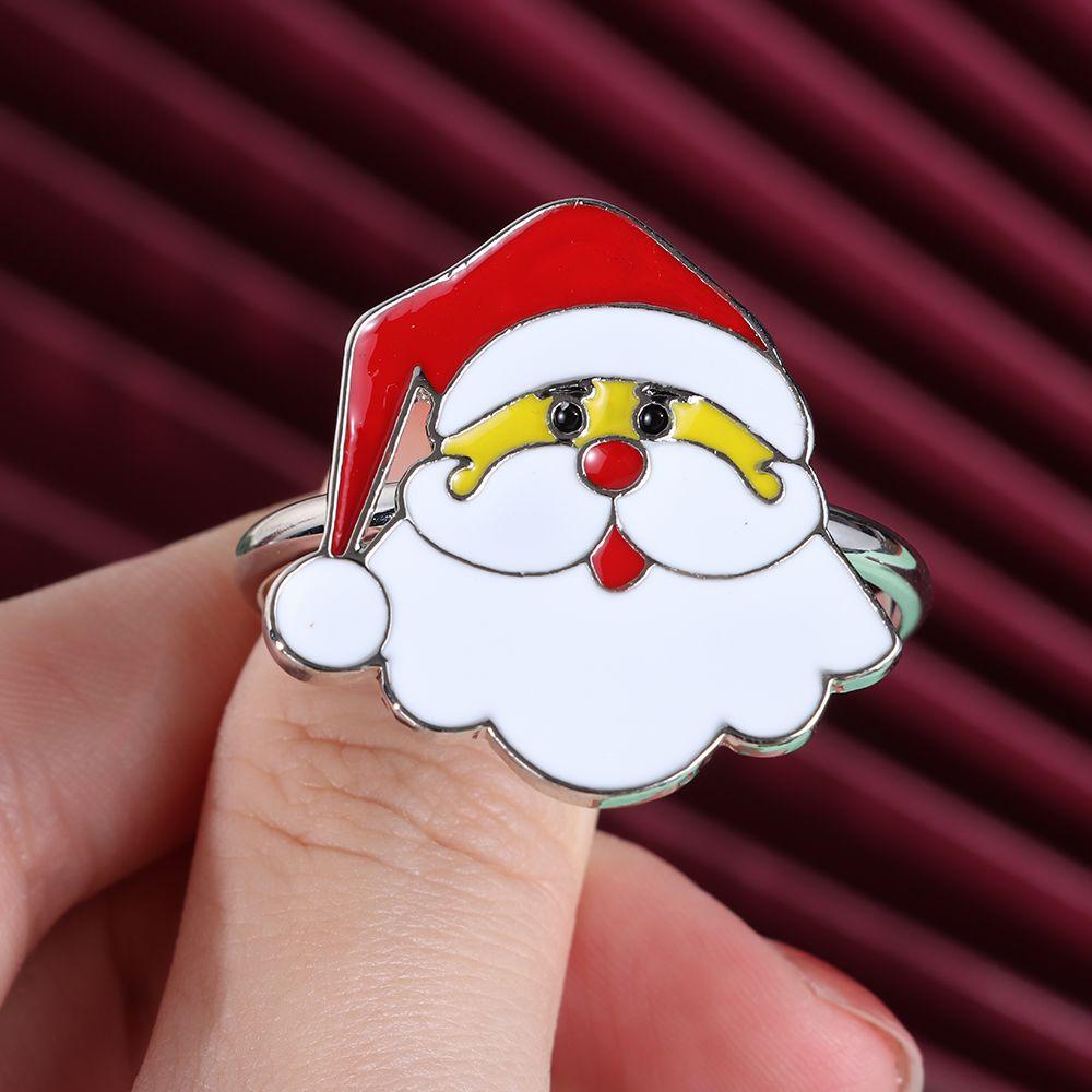 Xmas DIY Craft Kitchen & Bar Wedding Supplies Mouth Ring Napkin Ring Christmas Supplies Santa Claus