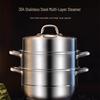 304 Stainless Steel Double Layer Steamer Pot