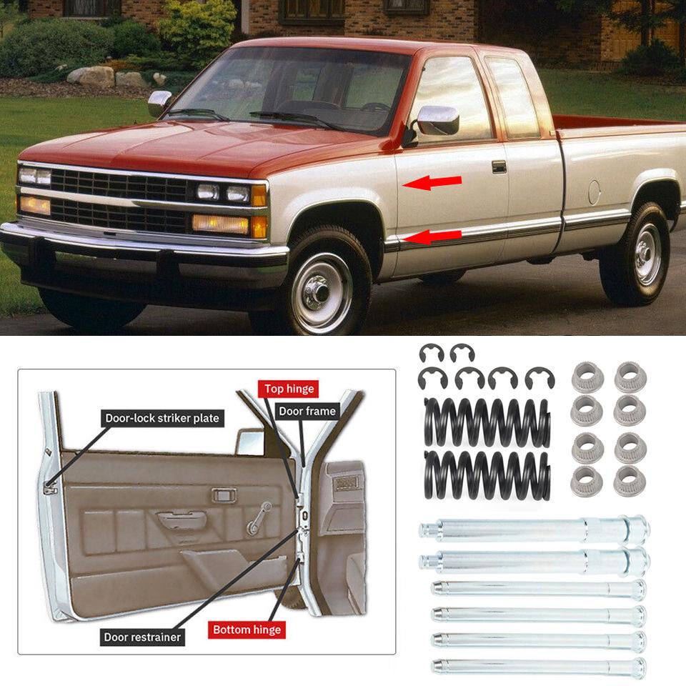 Chevrolet C1500 Truck Front Door Hinge Pin & Bushing Kit (1988-1999)