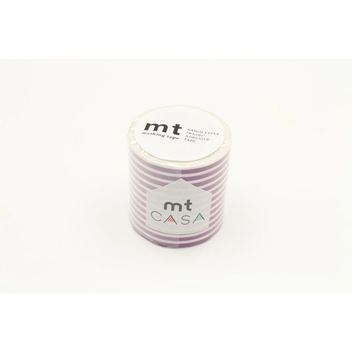 Masking Tape MT Casa Lignes 5 cm violet - border grape