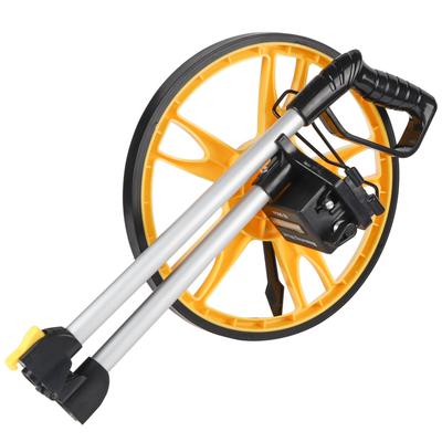 Wear-resistant, Deformation-Resistant   Material with Large Walking Wheel for Distance Measurement, Folding Handle for Roads, Sidewalks or Surveyor,
