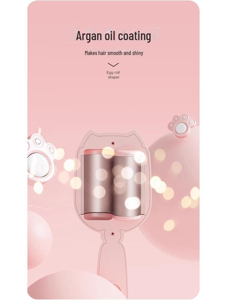 Lokówka do jajek z kocim pazurem: Fala Wody, Szyna do Spania do Łatwej Stylizacji Krótkich Włosów