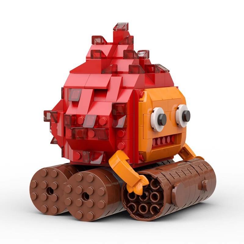 Building Block Compatible, Mobile Castle, Fire Demon, Hayao Miyazaki Cassifa, Cartoon Model Creative